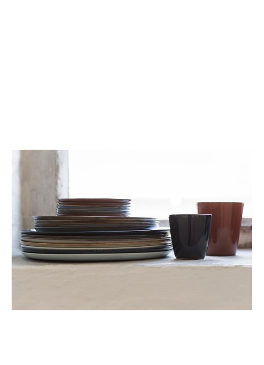 Serax Terres de Rêves dinerbord 27 cm - voorkant 2 donkerblauw