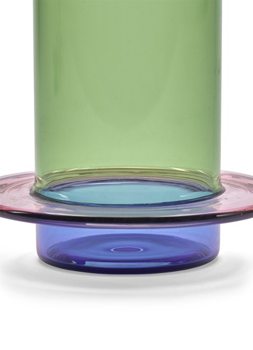 Serax Vaas van borosilicaatglas L 32.5 cm - achterkant 3 multicolor