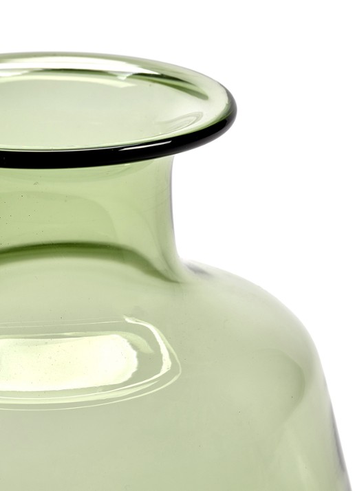 Serax Vaas van glas 02 L  - voorkant 2 groen