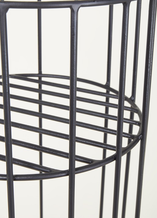 Serax Vasaro plantenstandaard van ijzer voor binnen Ø30 cm  - detail 3 zwart