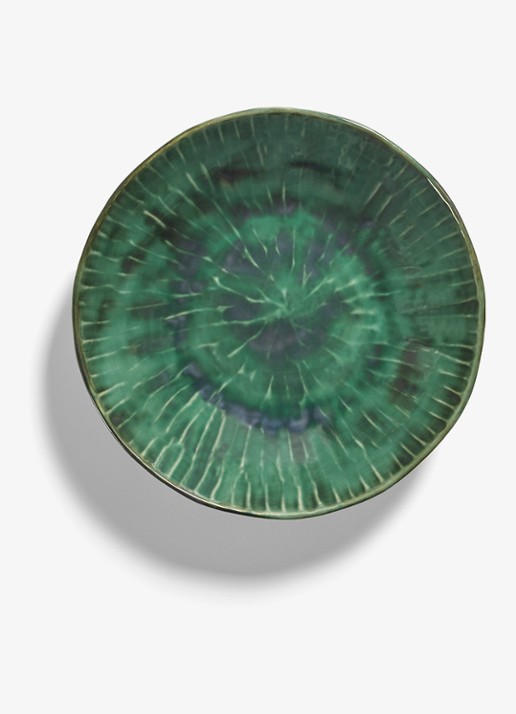 Serax Verde Lanza diep bord 26 cm - detail lindegroen