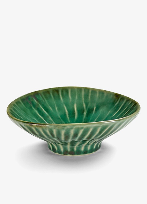 Serax Verde Lanza kom 12 cm - detail groen