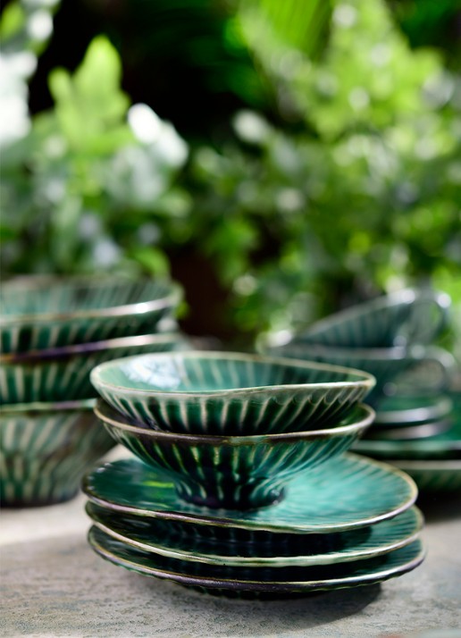 Serax Verde Lanza kom 17 cm - voorkant 2 groen
