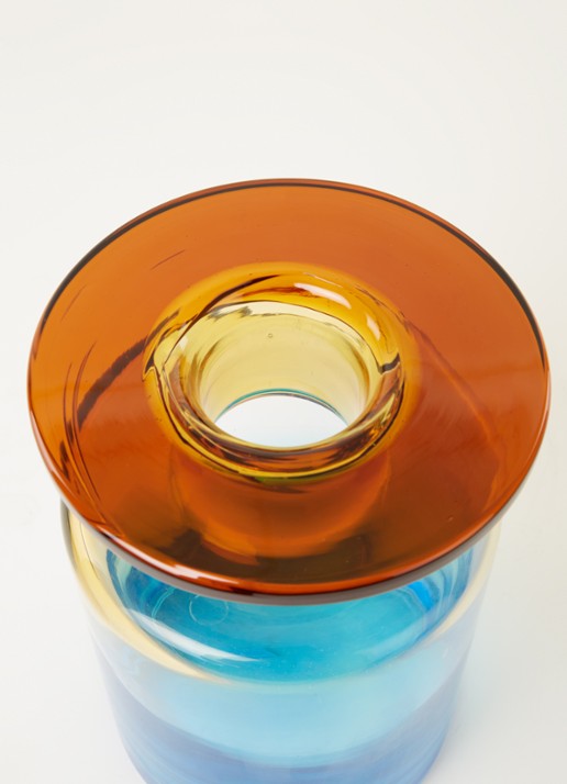 Serax Wind & Fire vaas 27 cm - detail blauw