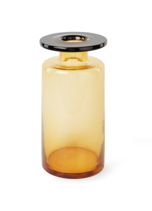 Serax Wind & Fire vaas 40 cm - voorkant 2 geel