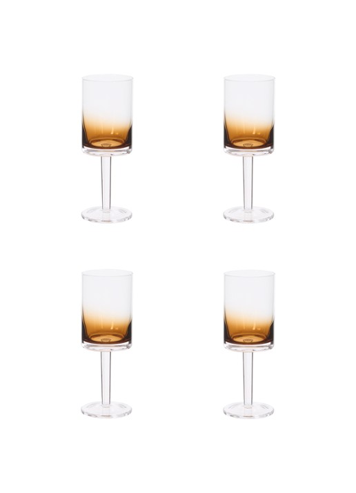 Serax Zuma witte wijnglas 26 cl set van 4