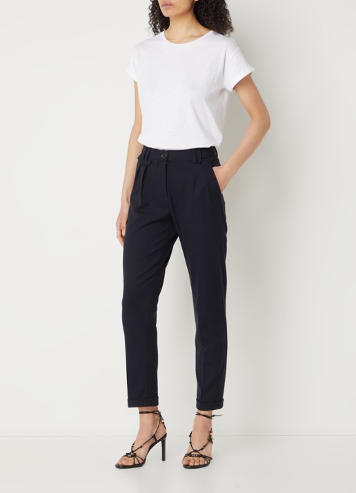 Sessùn Albano T-shirt  met stretch - voorkant 2 wit