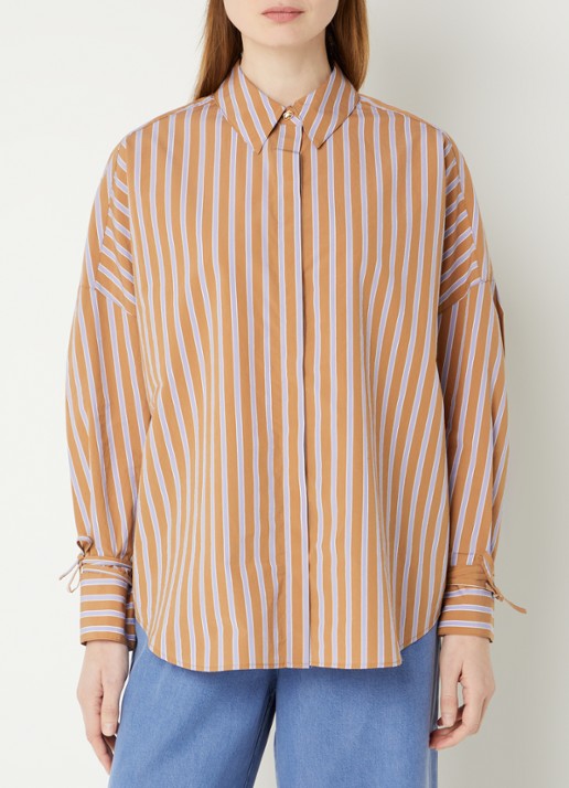 Sessùn Armando blouse met streepprint