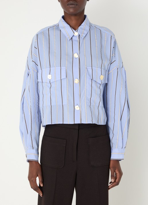 Sessùn Balanca blouse met streepprint