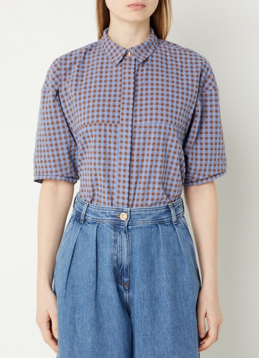 Sessùn Blouse met ruitdessin