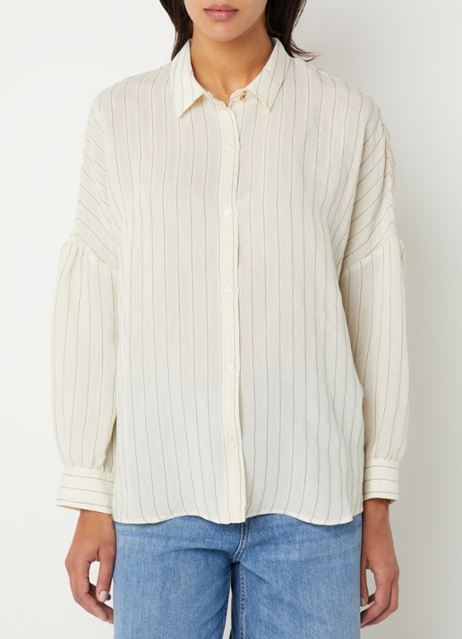 Sessùn Botan blouse met streepprint