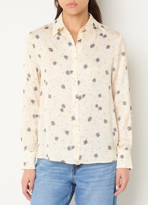 Sessùn Britjet blouse met bloemenprint