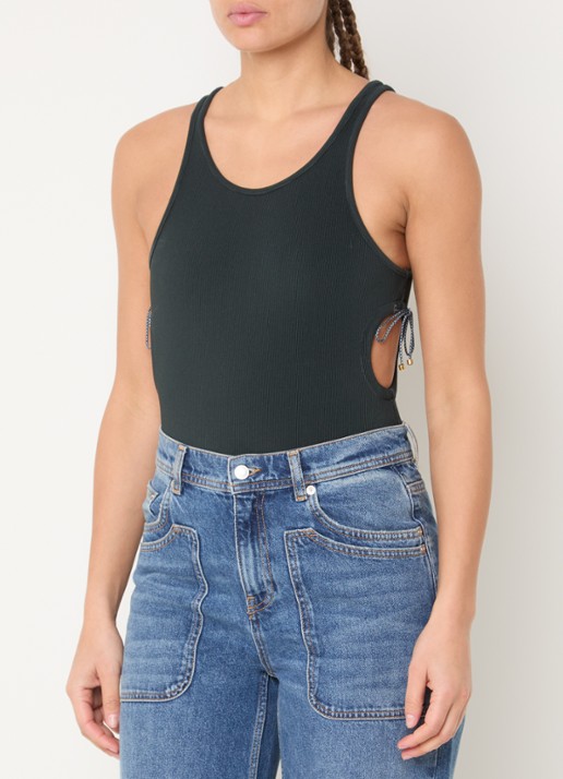 Sessùn Danza body met cut-out detail