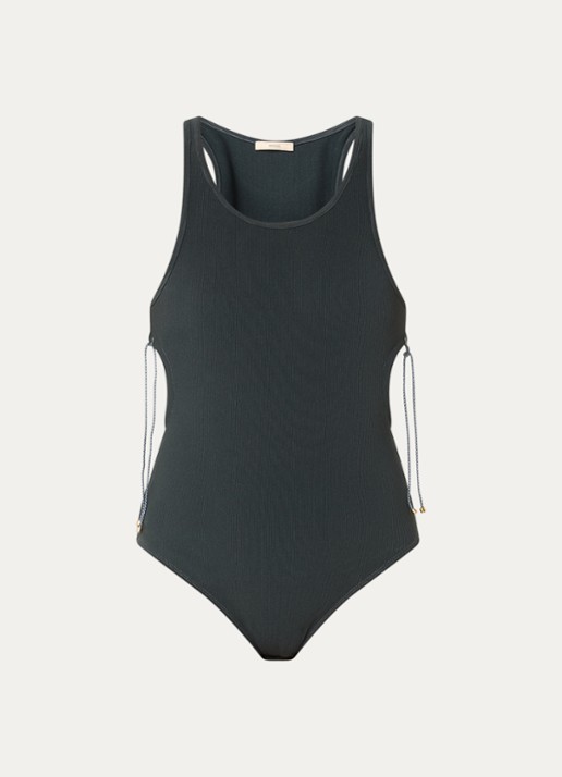 Sessùn Danza body met cut-out detail - voorkant 3 groen