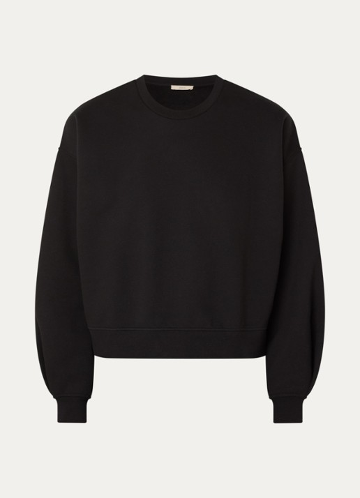 Sessùn Inea sweater met ronde hals - voorkant zwart