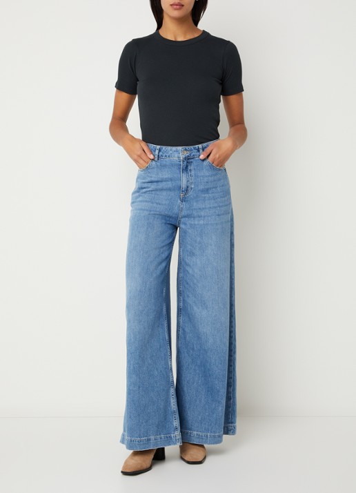 Sessùn Jahara T-shirt met rug decolloté - voorkant 2 antraciet