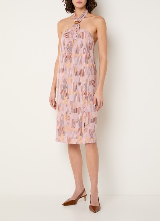 Sessùn Janeira midi jurk met print
