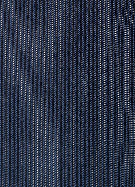 Sessùn Manhatti high waist wide fit pantalon met opgestikte zakken - detail 4 donkerblauw