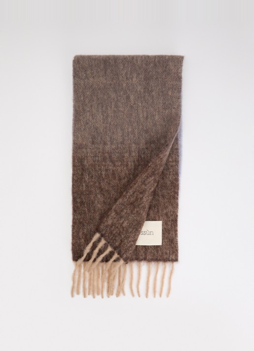 Sessùn Rico sjaal in alpaca wolblend 180 x 25 cm