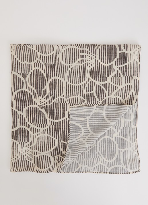 Sessùn Scarvi sjaal met print 60 x 60 cm