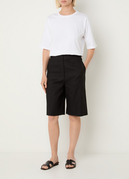 Sessùn Serge T-shirt met ronde hals - voorkant 2 wit