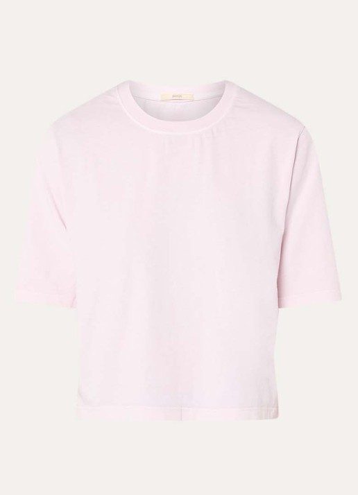 Sessùn Sergio T-shirt met ronde hals - voorkant 2 lichtroze