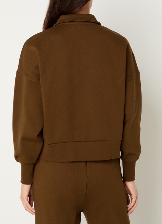 Sessùn Sweater met polokraag - achterkant 2 bruin