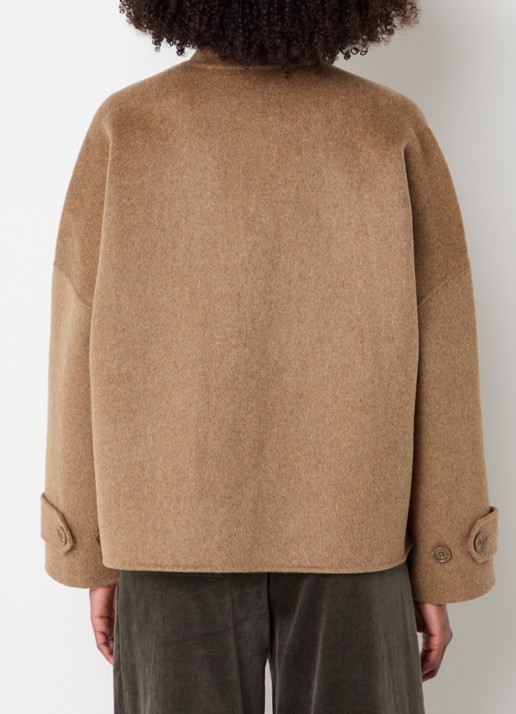 Sessùn Yalespring jack in wolblend - achterkant camel