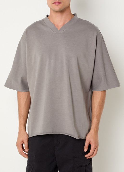 Seventh Kimono T-shirt met V-hals