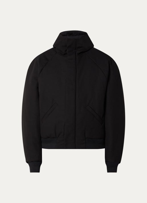 Seventh Orb puffer jack van canvas met capuchon en steekzakken