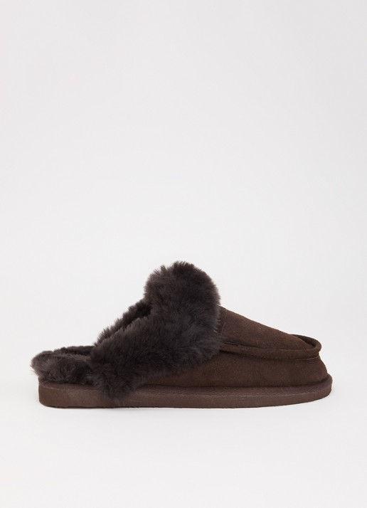 Shepherd Cabris pantoffel van schapensuède