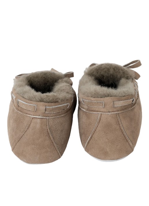 Shepherd Daisy pantoffel van schapensuède - achterkant 2 grijs