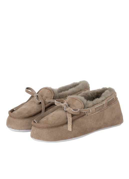 Shepherd Daisy pantoffel van schapensuède