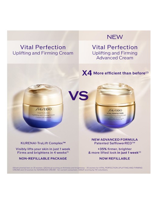 Shiseido Uplifting And Firming Advanced Cream Refill - dag- en nachtcrème navulling - detail 4 undefined
