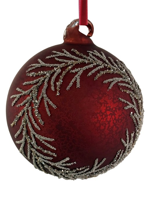 Shishi Antique kerstbal 10 cm