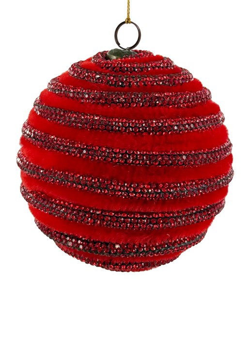 Shishi Diamond-Fur kerstbal 8 cm