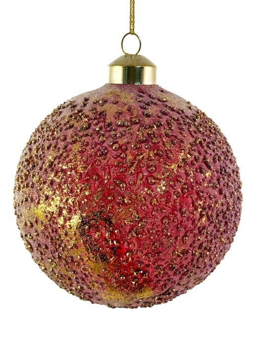 Shishi Frosted kerstbal 10 cm