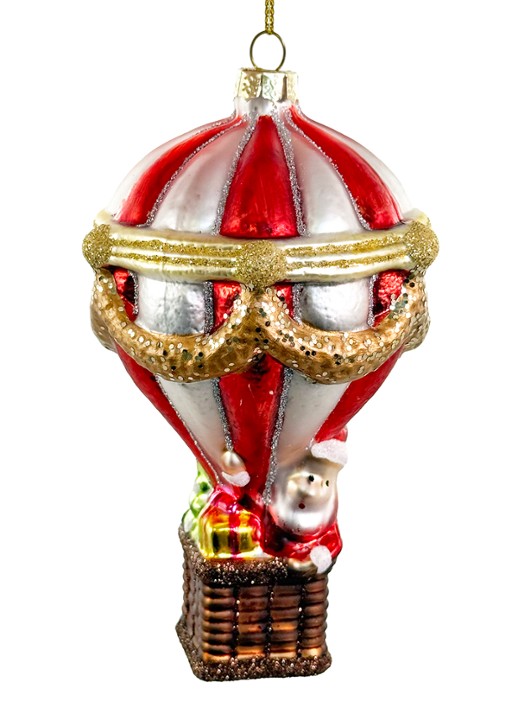 Shishi Luchtballon kersthanger 13 cm