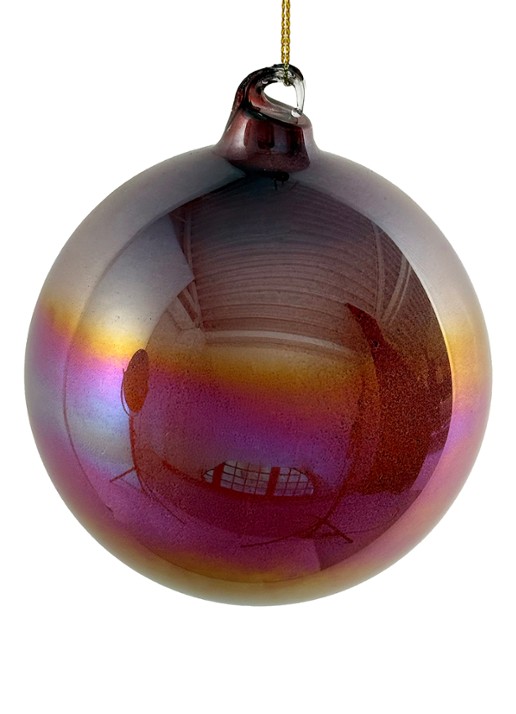 Shishi Pearl kerstbal 10 cm