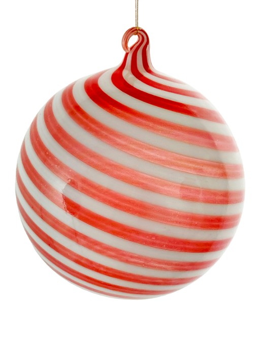 Shishi Swirl kerstbal 10 cm