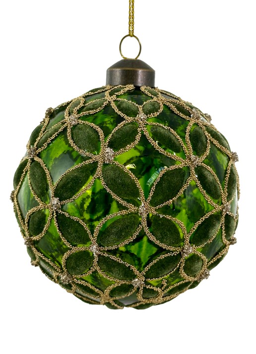 Shishi Velvet kerstbal 10 cm