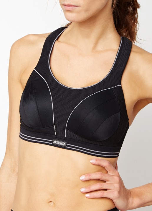Shock Absorber Ultimate Run sport bh - detail 4 zwart