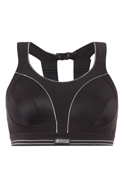 Shock Absorber Ultimate Run sport bh - voorkant 2 zwart