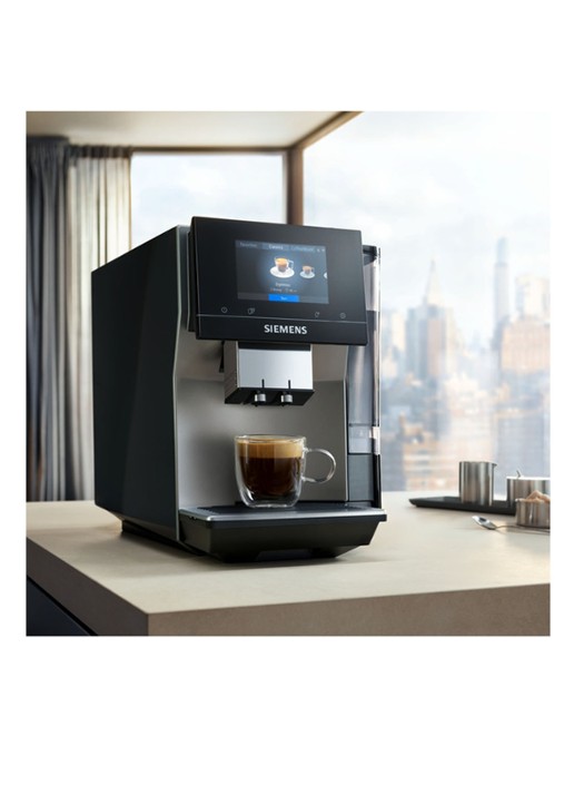 Siemens EQ.700 Classic espressomachine volautomaat TP705R01 - detail 3 donkergrijs