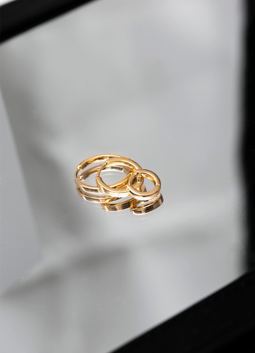 Sif Jakobs Ellera oorringen verguld  - detail 4 goud