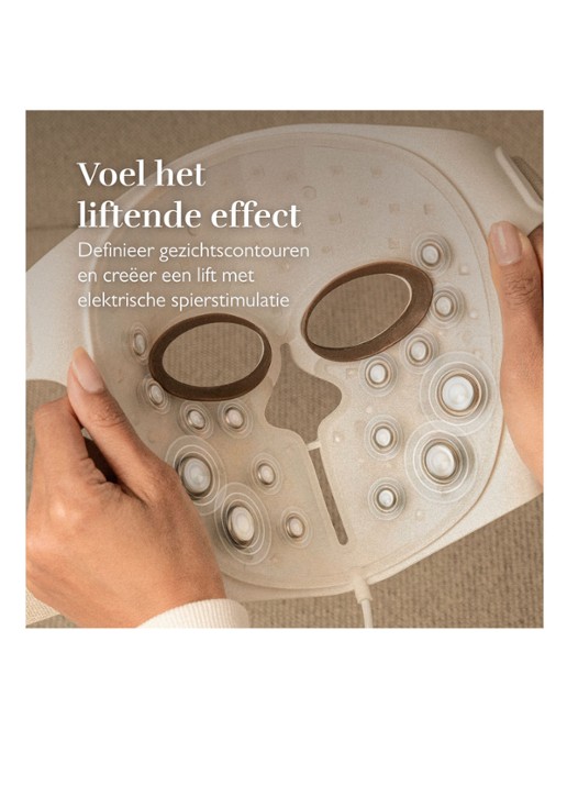 Silk'n LED Face EMS Mask - Lichttherapie gezichtsmasker - detail 2 wit