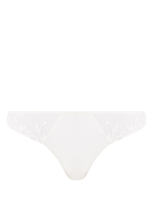 Simone Pérèle Andora string met kant - voorkant 2 gebroken wit