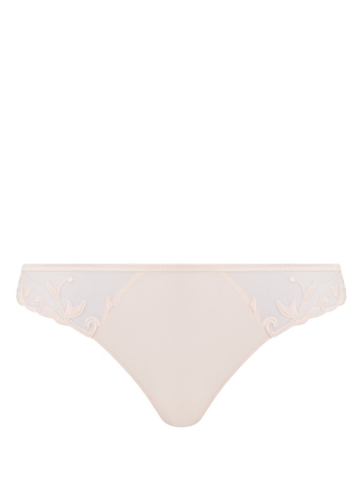 Simone Pérèle Andora string met kant - voorkant 2 lichtroze