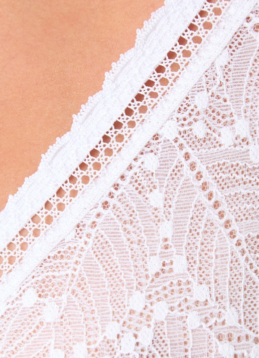 Simone Pérèle Bralette van kant - detail 6 wit