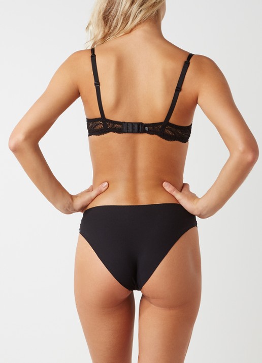 Simone Pérèle Eden push-up bh  - achterkant zwart